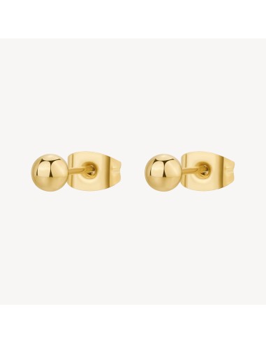 Orecchini a lobo BROSWAY Essential in Acciaio 316L dorato BNL116 on...