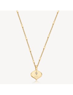 Collana lunga BROSWAY Essential in Acciaio 316L dorato BNL046 pende...