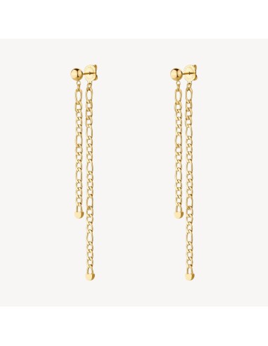 Orecchini pendenti BROSWAY Essential in Acciaio 316L dorato BNL096 ...