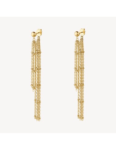 Orecchini pendenti BROSWAY Essential in Acciaio 316L dorato BNL098 ...