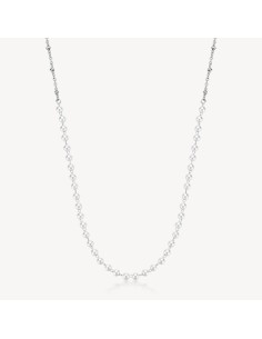 Collana lunga BROSWAY Essential in Acciaio 316L BNL039 con perle di...