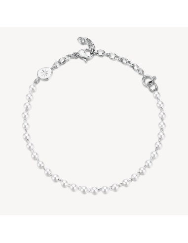 Bracciale BROSWAY Essential in Acciaio 316L BNL077 con perle di con...