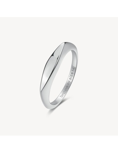Anello sigillo BROSWAY Essential in Acciaio 316L BNL121C Misura 16 ...