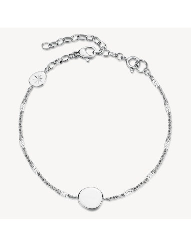 Bracciale BROSWAY Essential in Acciaio 316L BNL071 con piastrina ce...