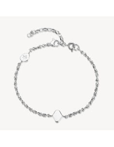 Bracciale BROSWAY Essential in Acciaio 316L BNL075 con piastrina ce...