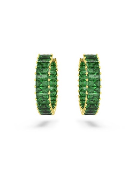 SWAROVSKI MATRIX:ORECCHINO A BUCO HOOP GRE/GOS only 139,00 € on Oro...