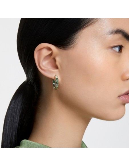 SWAROVSKI MATRIX:ORECCHINO A BUCO HOOP GRE/GOS only 139,00 € on Oro...