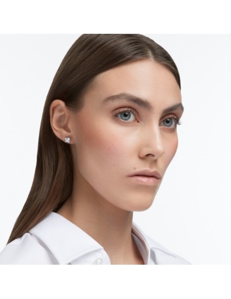 SWAROVSKI STILLA:ORECCHINO A BUCO STUD CZWH/RHS only 69,00 € on Oro...