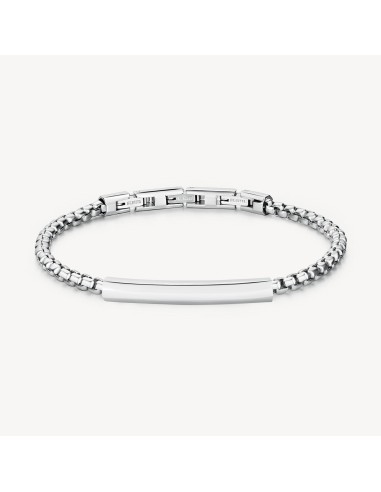 Bracciale catena maglia veneziana Uomo BROSWAY Riptide in Acciaio B...