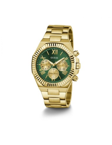 Orologio Uomo GUESS Equity GW0703G2 Green/Gold only 175,20 € on Oro...