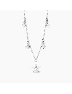 Girocollo MABINA Incantesimo 553747 in argento 925 con ciondolo fio...