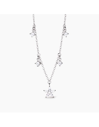 Girocollo MABINA Incantesimo 553747 in argento 925 con ciondolo fio...