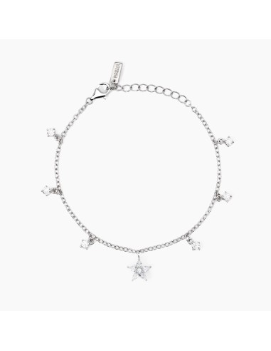 Bracciale MABINA Incantesimo 533951 in argento 925 con ciondolo fio...