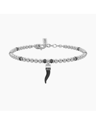 Bracciale regolabile Uomo KIDULT Symbols 732343 in acciaio lucido e...