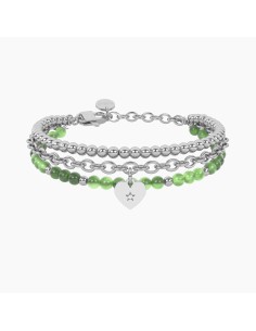 Bracciale 3 fili regolabile KIDULT Friendship 732321 in acciaio con...