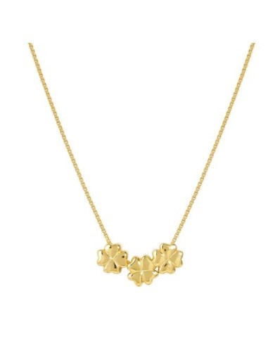 Collana NOMINATION Armonica in argento 925 dorato 3 QUADRIFOGLI 241...