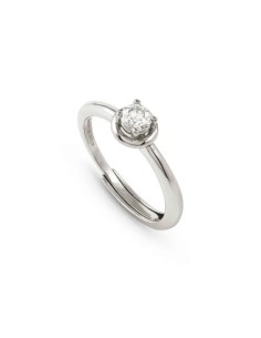 Anello regolabile NOMINATION Cosmiclove in argento 925 e cristallo ...