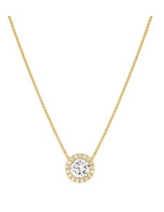 Collana NOMINATION Seidivina in argento 925 dorato con 1 cristallo ...