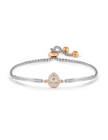 Bracciale NOMINATION Royaldream in acciaio con pave di cristalli 02...