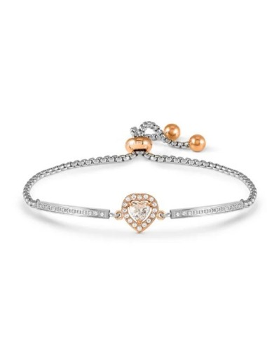 Bracciale NOMINATION Royaldream in acciaio con pave di cristalli 02...