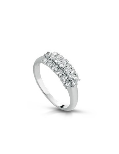 Anello in oro bianco 18Kt con diamanti B-ANVANITY/1 only 1,281.70 o...