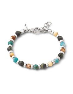 Bracciale Uomo GIOVANNI RASPINI Tango Colori della Terra in argento 925 e pietre naturali 12218L