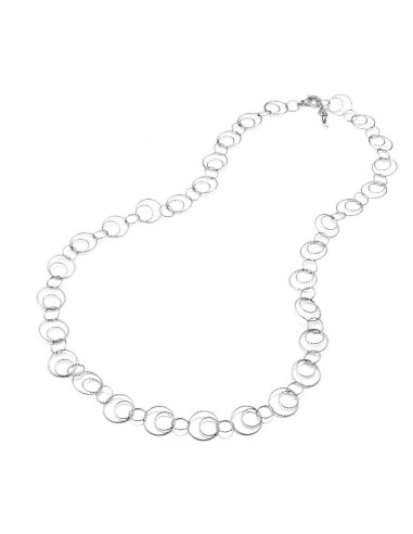 Collana lunga GIOVANNI RASPINI Bolle in argento 925 09306  a solo 2...
