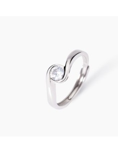 Anello regolabile MABINA Beato Tra Le Donne 523430 in argento 925 e...