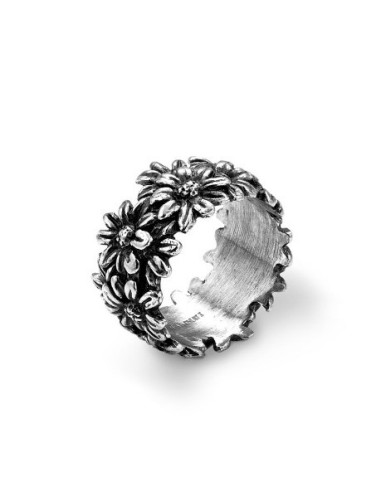 Anello GIOVANNI RASPINI Fascia Margherite in argento 925 07791/20 M...