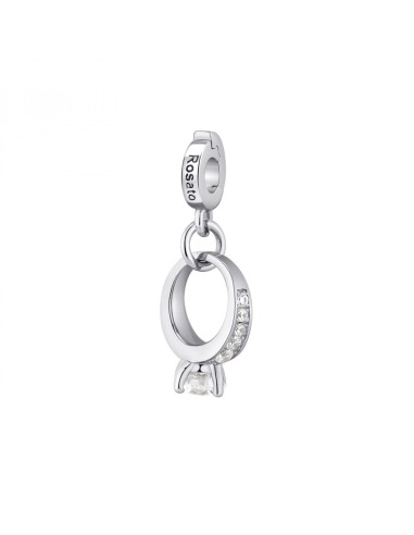 Charm ROSATO Storie in argento 925 RZ065R Solitario  a solo 29,00 €...