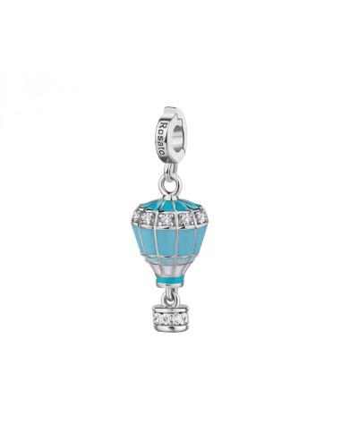Charm ROSATO Storie in argento 925 con smalti e cristalli RZ217R Mo...