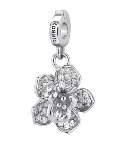 Charm ROSATO Storie in argento 925 RZ054R Orchidea  a solo 45,00 € ...