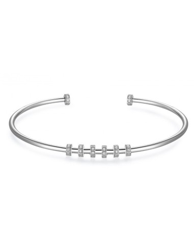 Bracciale armonico Rosato Storie in argento 925 e cristalli RZB038A...
