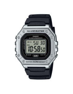 Orologio CASIO W-218HM-7AVEF Black Silver only 28,00 € on OroFashio...