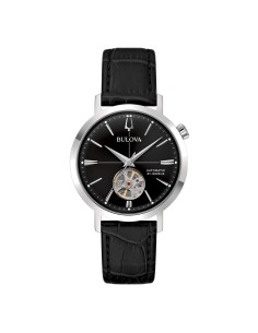 Orologio BULOVA Aerojet Automatic 38 mm 96A317 cinturino in pelle n...