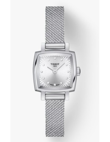 Orologio TISSOT Lovely Square T0581091103600 Silver cinturino in ac...