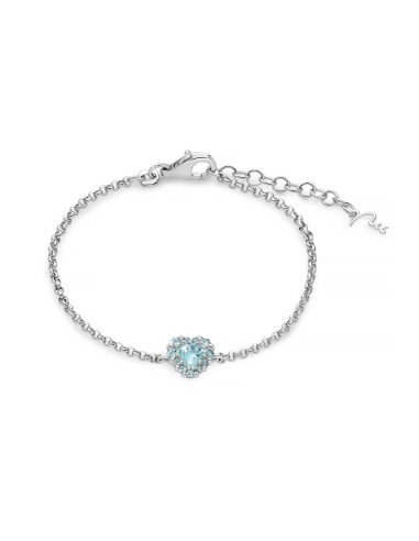 Acquista Bracciale MILUNA in argento 925 con topazio taglio cuore B...