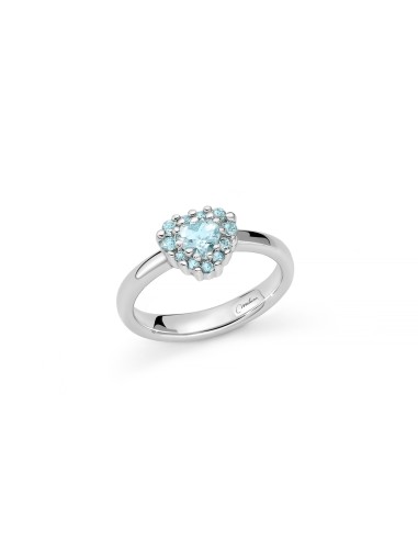 Acquista Anello MILUNA in argento 925 con topazio taglio cuore LID3...