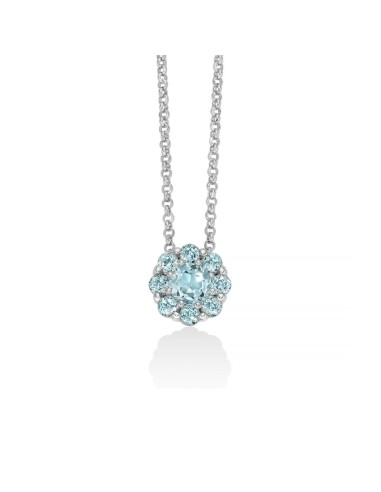 Collana MILUNA in argento 925 con topazio taglio brillante CLD4796 ...