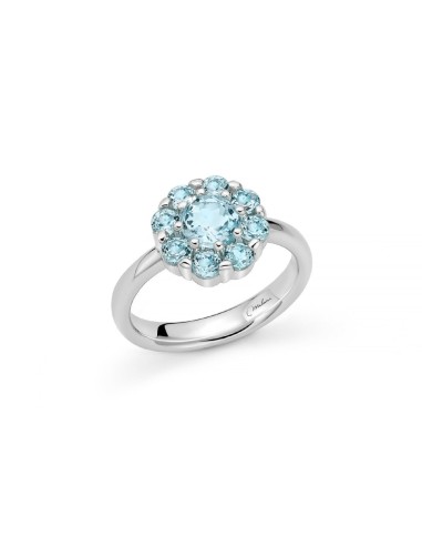 Acquista Anello MILUNA in argento 925 con topazio taglio brillante ...