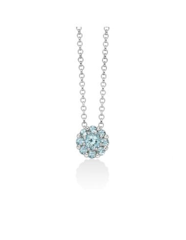 Acquista Collana MILUNA in argento 925 con topazio taglio brillante...