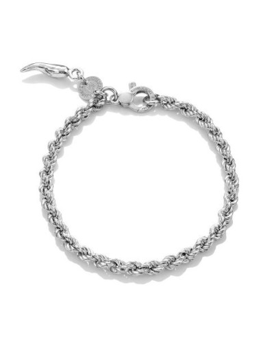 Bracciale Uomo GIOVANNI RASPINI Torchon Mini in argento 925 10137  ...