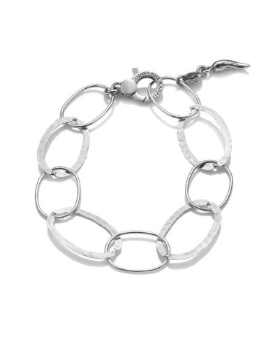 Bracciale GIOVANNI RASPINI Maglia Ovale Alternata in argento 925 10...