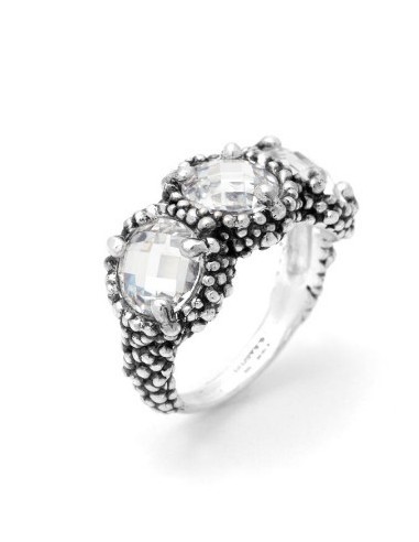 Anello GIOVANNI RASPINI Shine Trilogy in argento 925 11998/16 Misur...