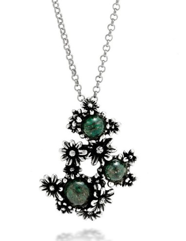 Collana GIOVANNI RASPINI Margherite Garden in argento 925 11202  a ...