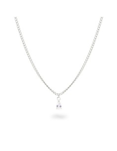 Girocollo RUE DES MILLE Cleo in argento 925 mini groumette drop GRZ...