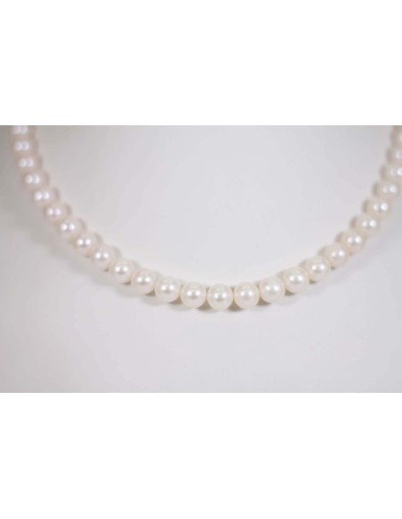Collana in oro bianco 18Kt con perle B-105B/2+ only 216,30 € on Oro...