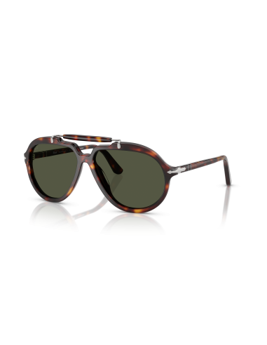 Occhiali da sole PERSOL Senna Series PO0202S Havana Green 24/31 57 ...