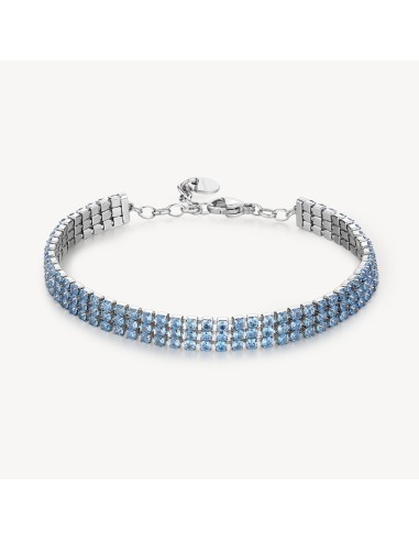 Bracciale tennis BROSWAY Desideri in acciaio 304 e cristalli light ...