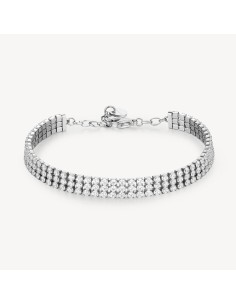 Bracciale tennis BROSWAY Desideri in acciaio 304 e cristalli BEI093...
